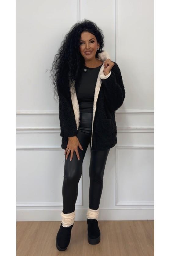 Abrigo borrego reversible