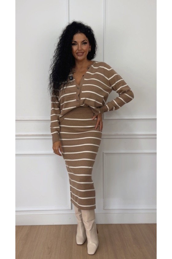 Conjunto falda Ágatha botones