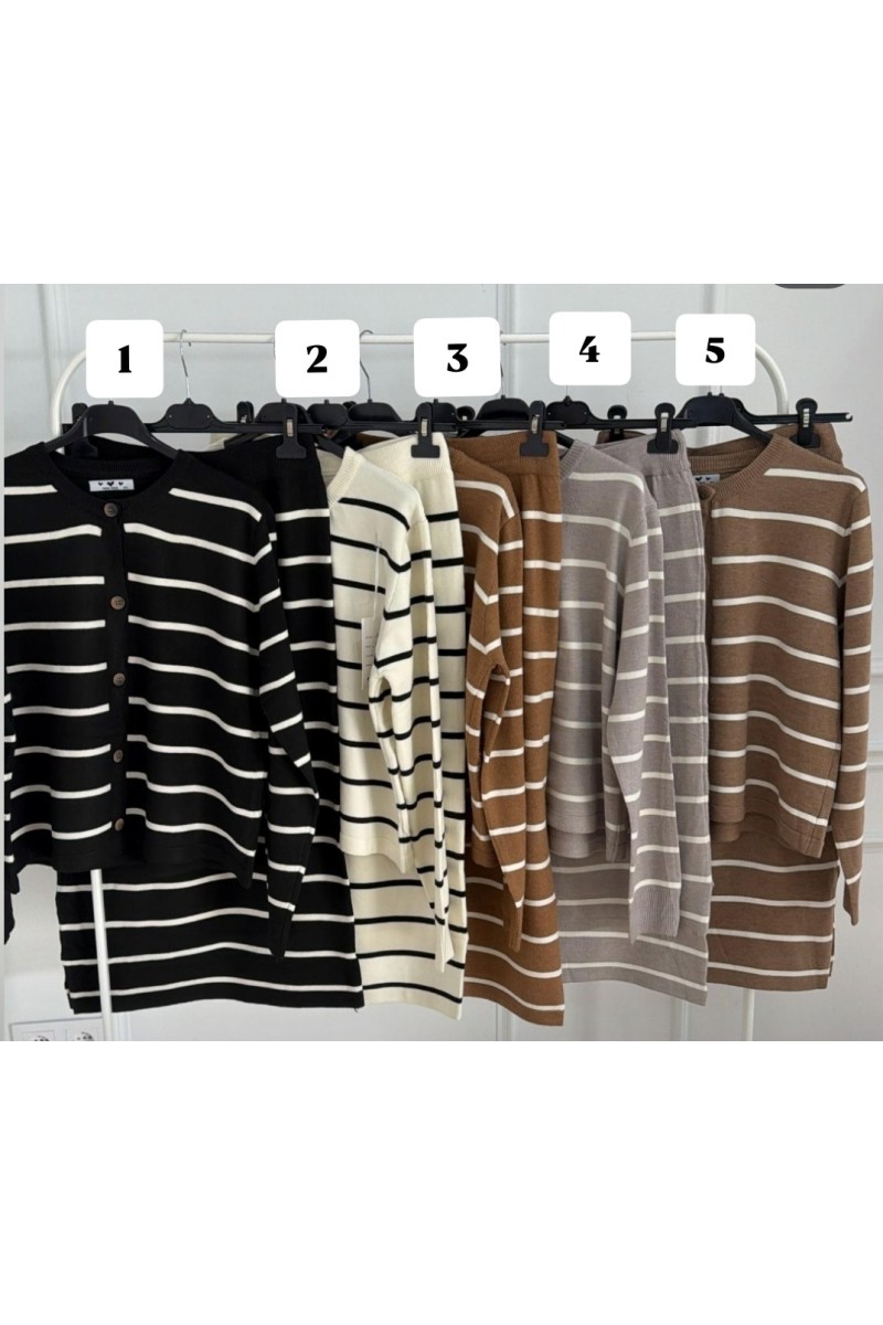 Conjunto falda Ágatha botones