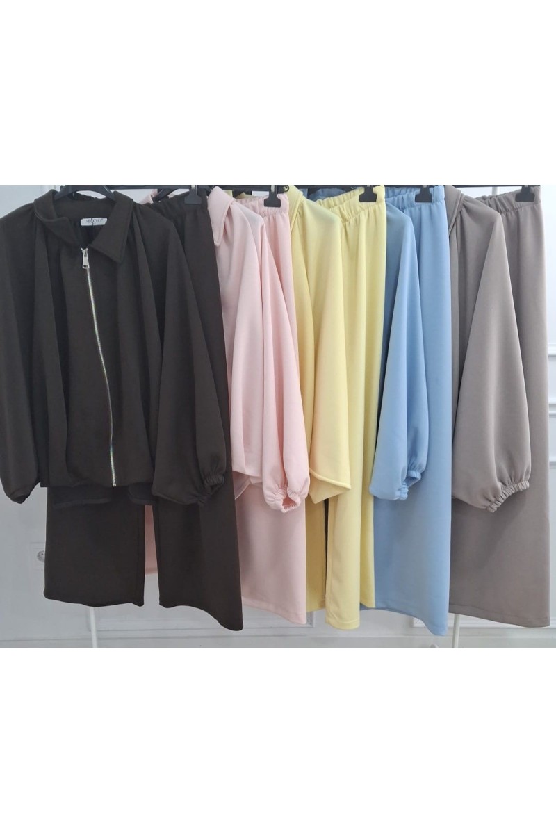 Conjunto doble capa de aire aviador