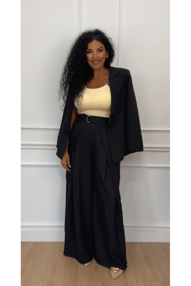 Chaqueta over size cruzada