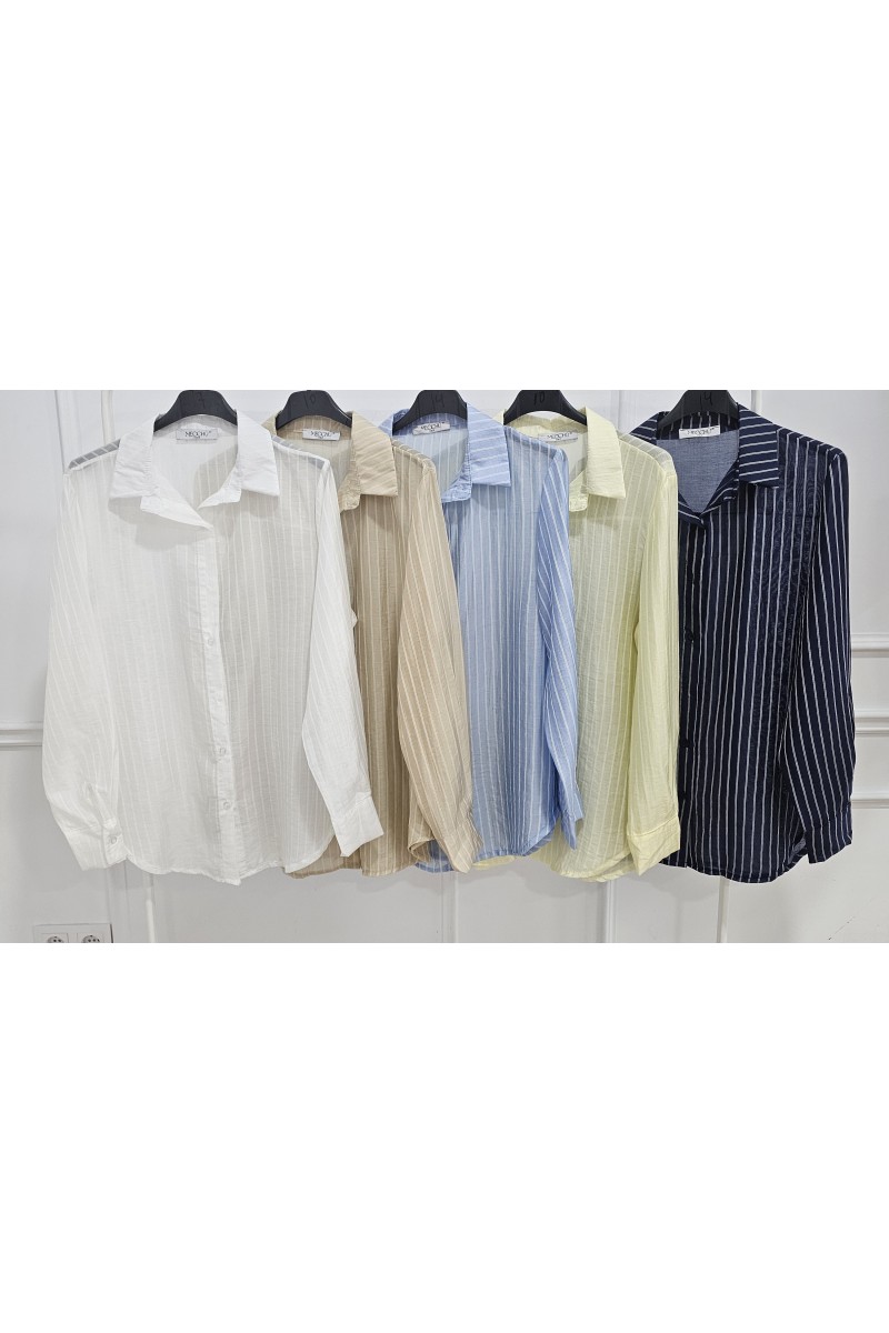 Camisa popelin rayas