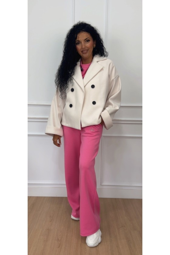 Chaqueta paño botones