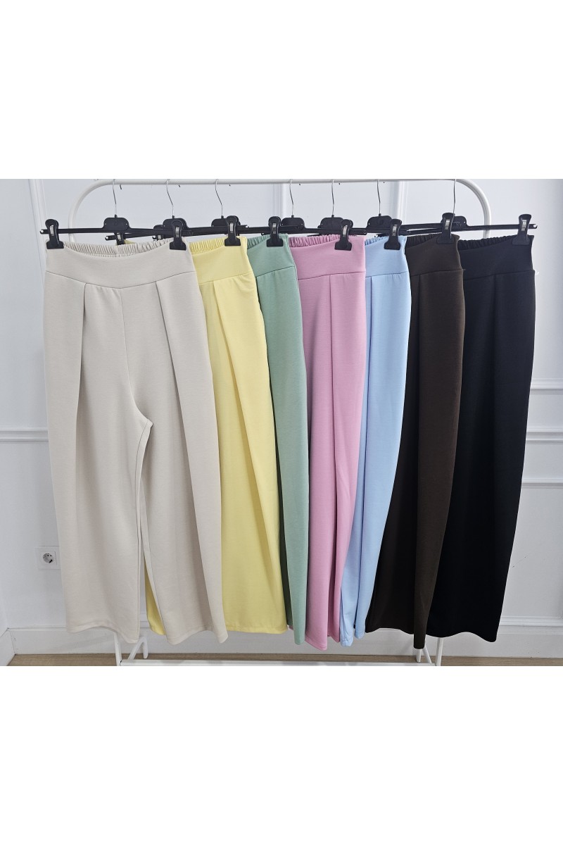 Pantalón doble capa de aire pinzas invertida