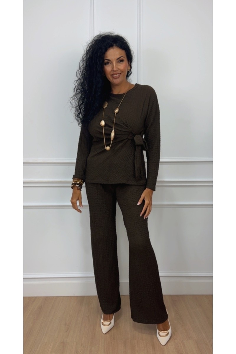 Conjunto tarifa anudado lateral