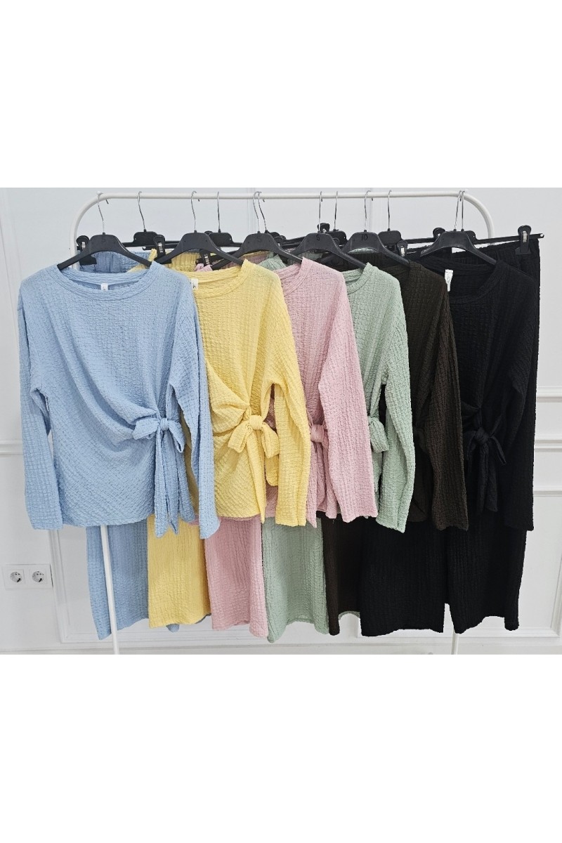 Conjunto tarifa anudado lateral