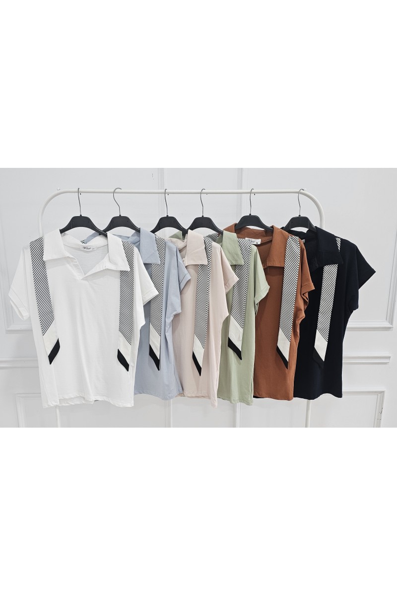 Camiseta polo pañuelo