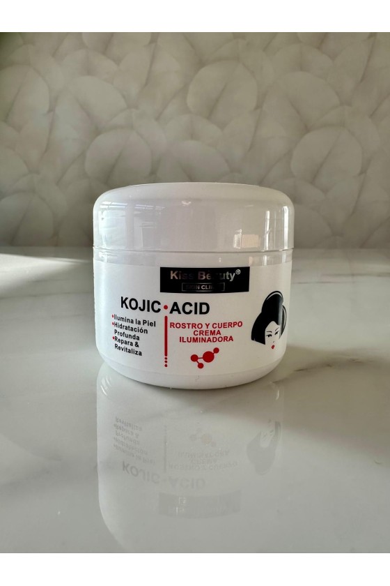Crema hidratante iluminadora kojic.Acid