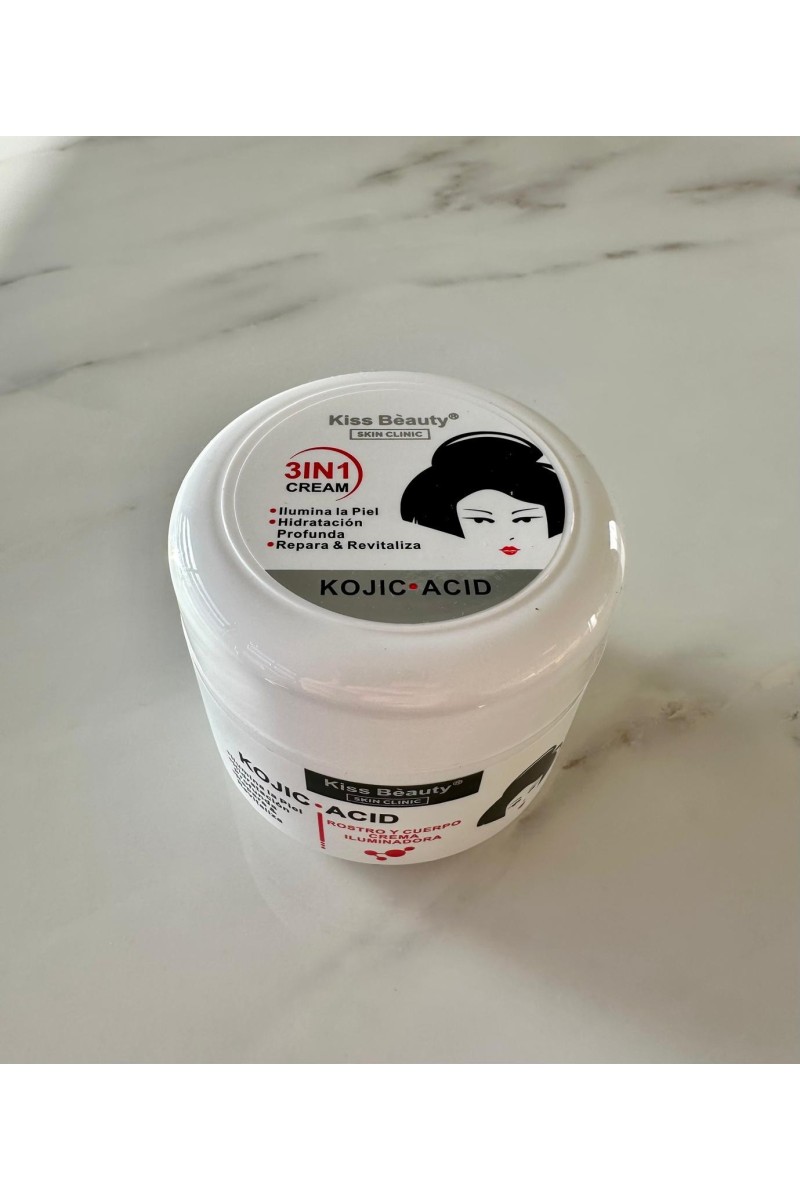 Crema hidratante iluminadora kojic.Acid