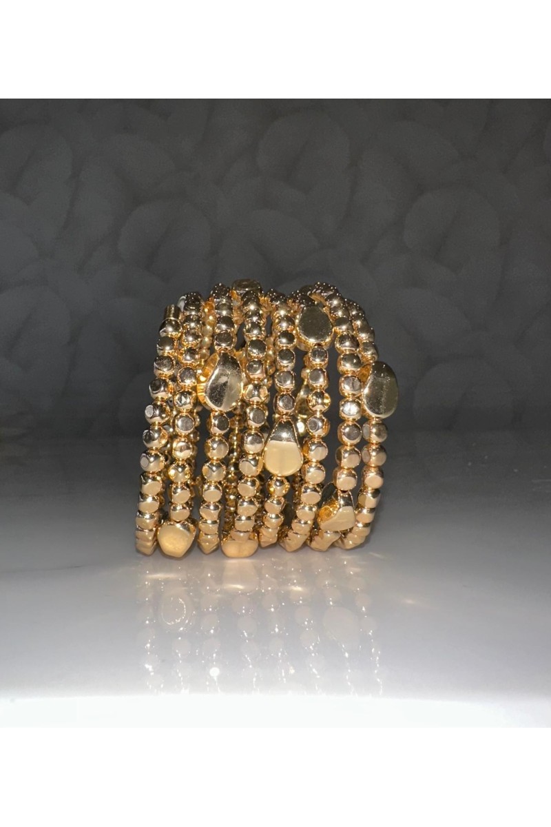 Brazalete elástico dorado