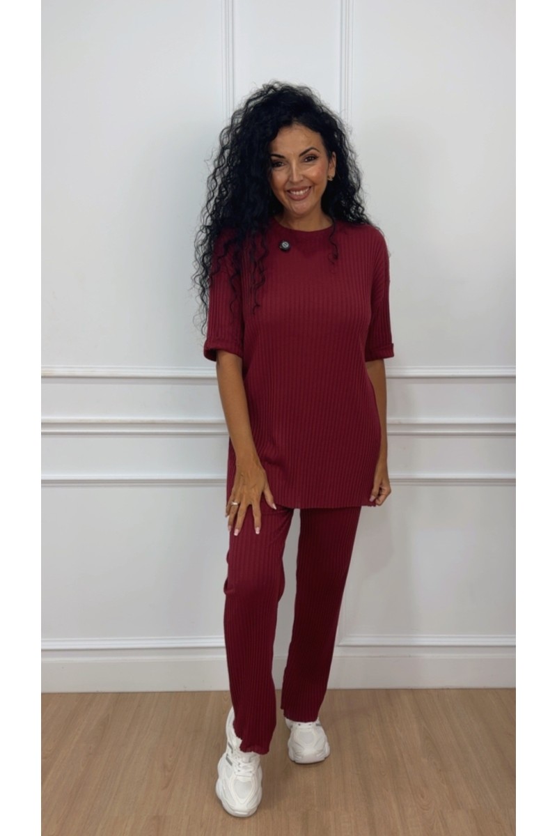 Conjunto confort grecia manga corta