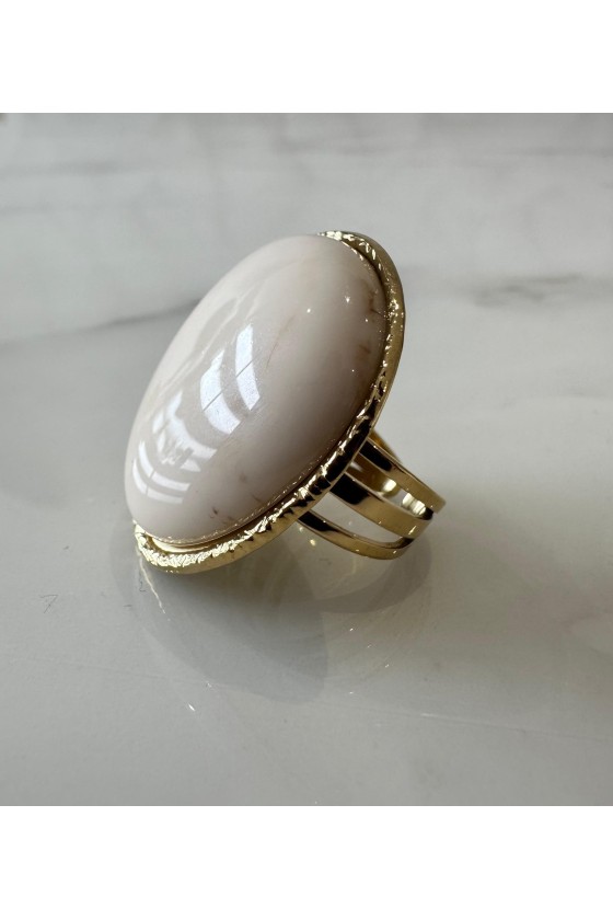 Anillo nácar beig