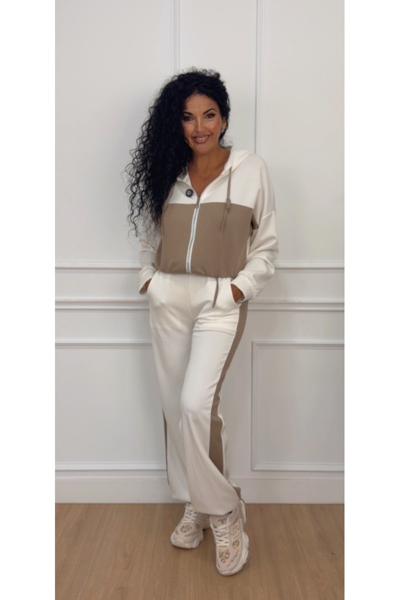 Conjunto doble capa de aire bicolor