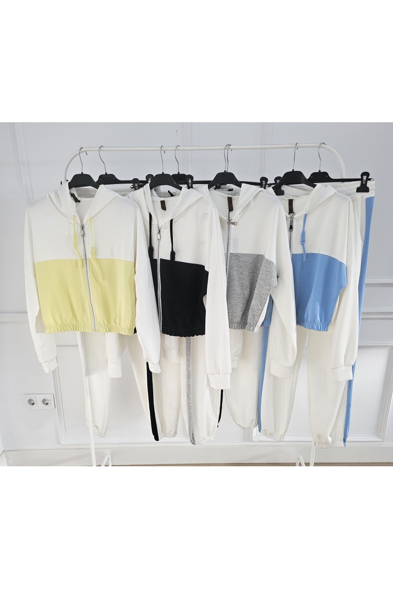 Conjunto doble capa de aire bicolor