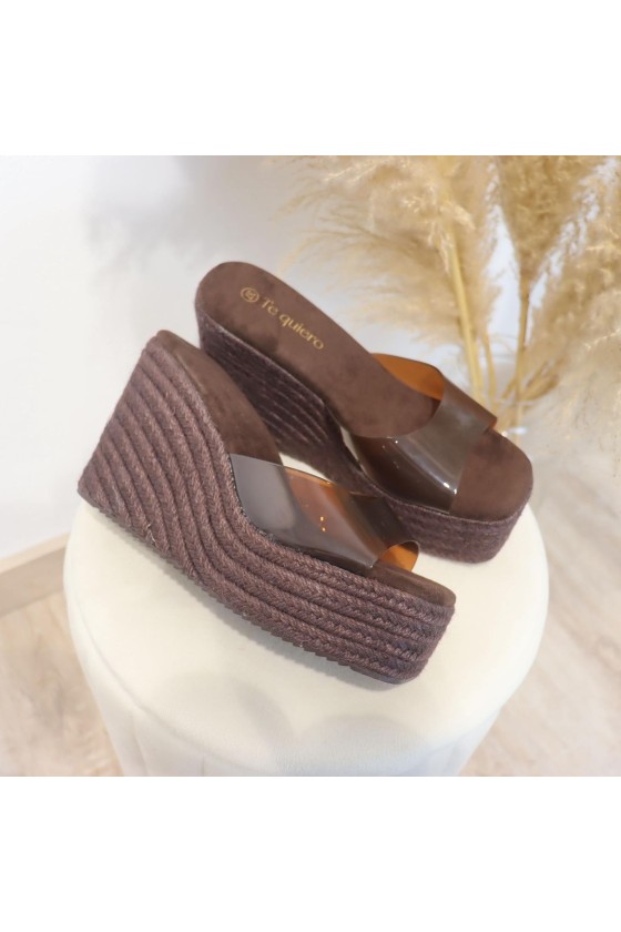 Cuñas vinilo colors chocolate