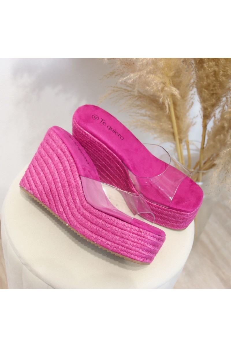 Cuñas vinilo colors rosa