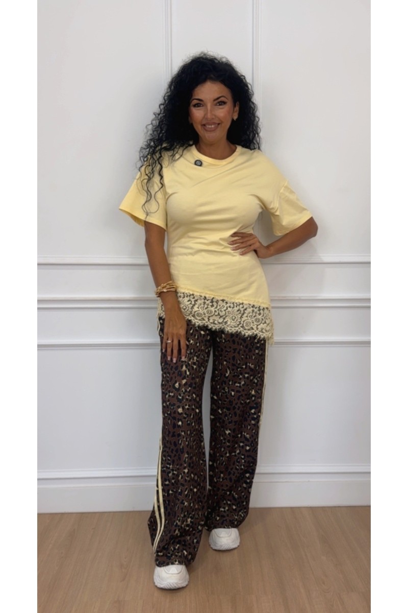 Camiseta punto roma lencera