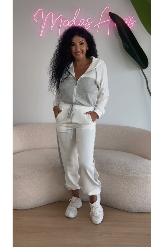 Conjunto doble capa de aire bicolor