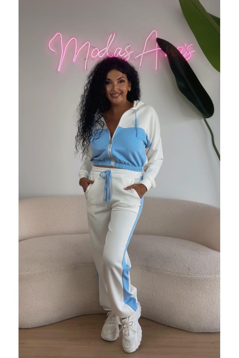 Conjunto doble capa de aire bicolor