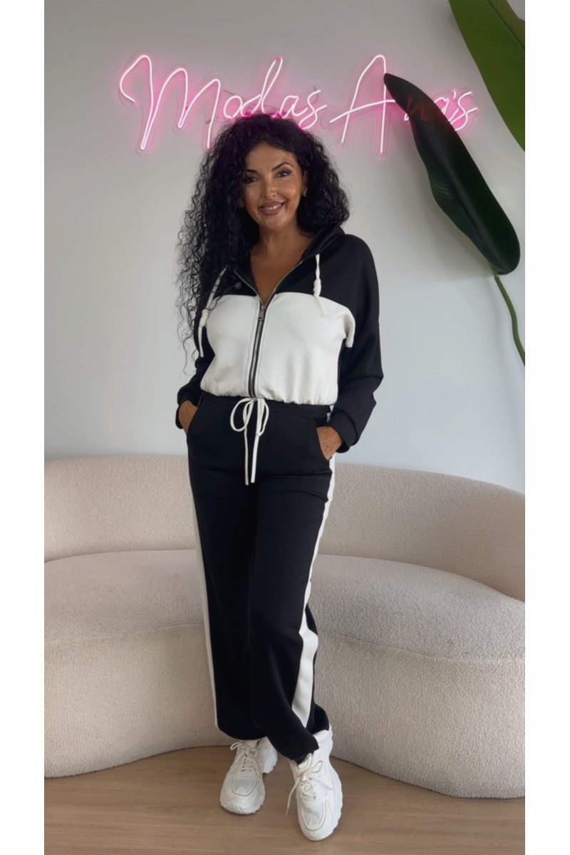 Conjunto doble capa de aire bicolor