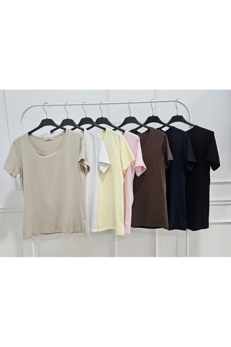 Camiseta básica manga corta