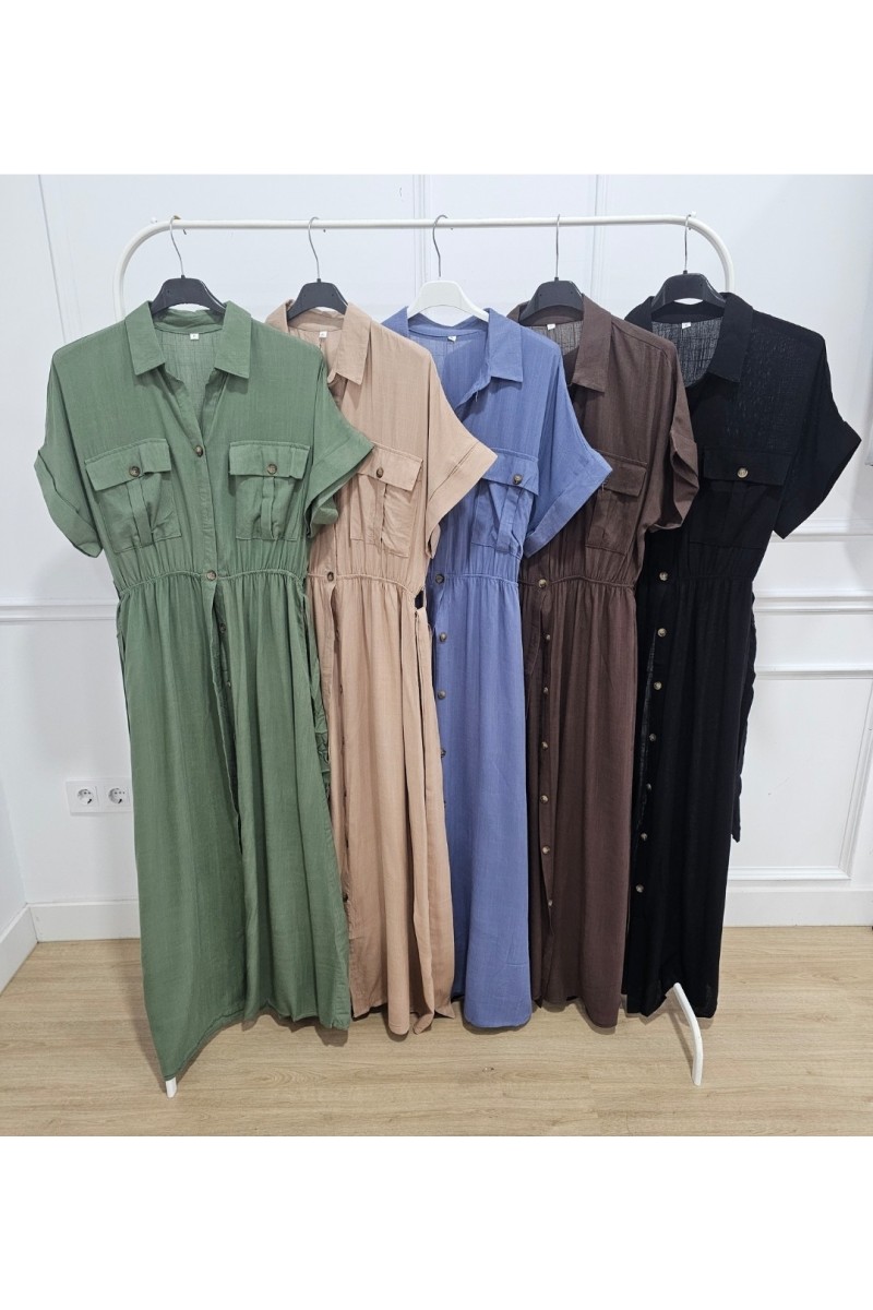 Vestido camisero Zahora