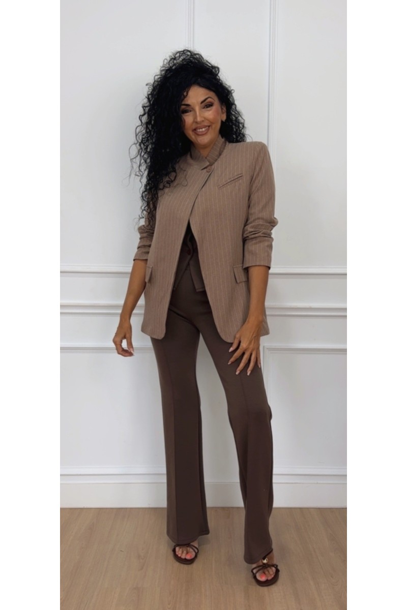 Chaqueta solapa cruzada