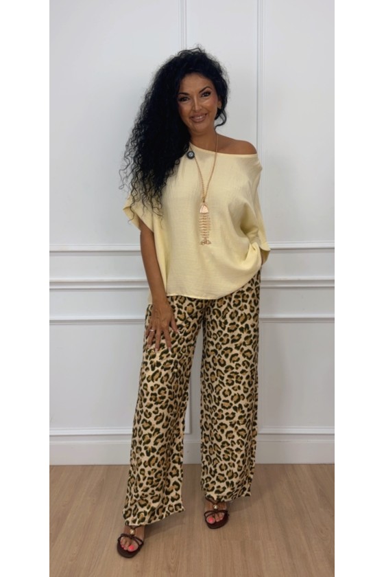 Pantalón animal print banus