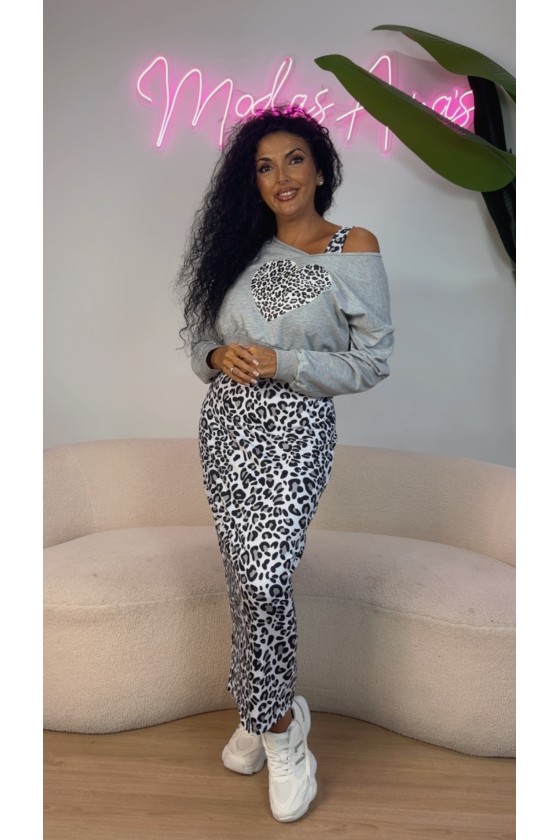 Vestido combinado sudadera leo