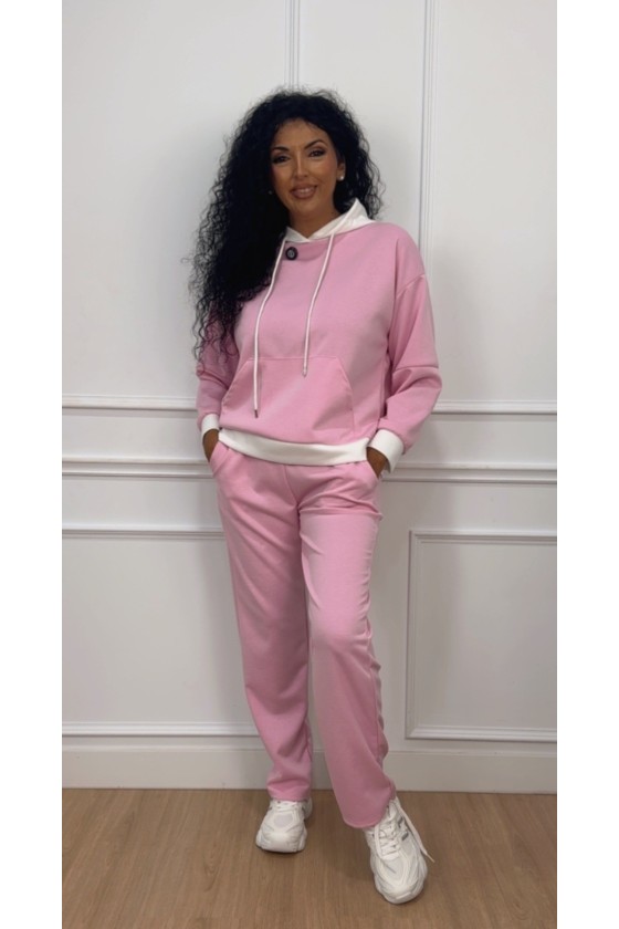 Conjunto bicolor capucha