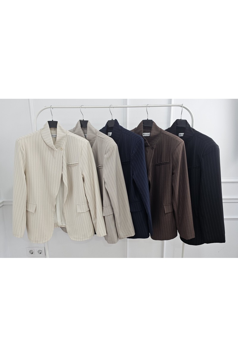 Chaqueta solapa cruzada