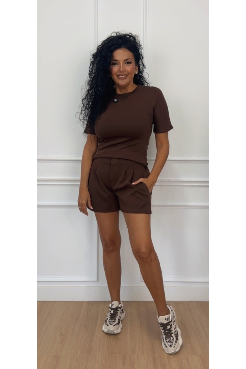 Conjunto short sara doble capa de aire