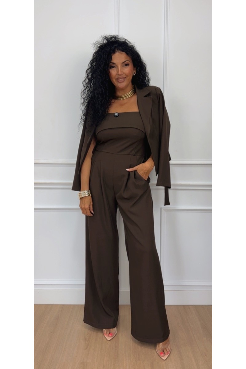 Conjunto mono blazer jerez