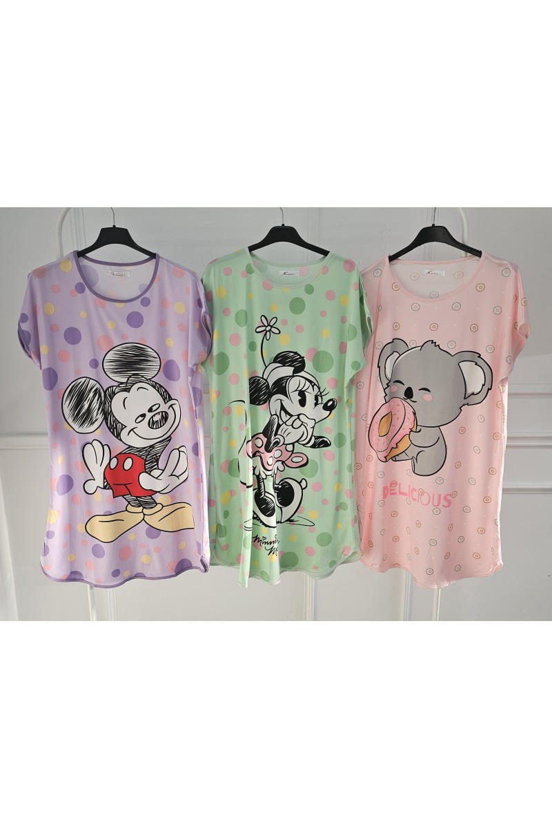 Pijama camisón animados