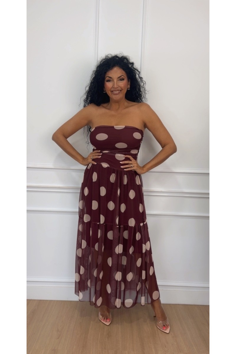 Vestido tango palabra de honor