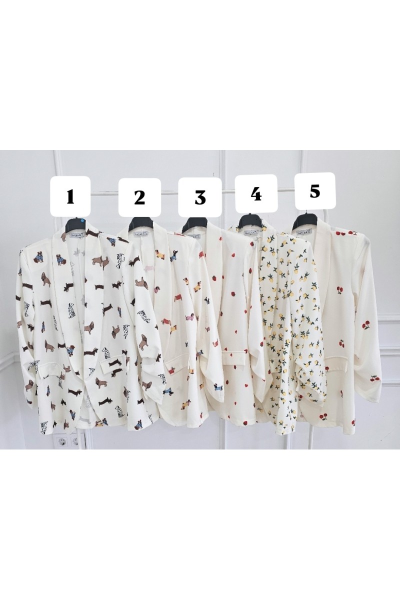 Blazer animada smoking