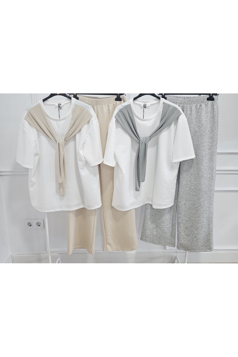 Conjunto doble capa de aire combi nudo