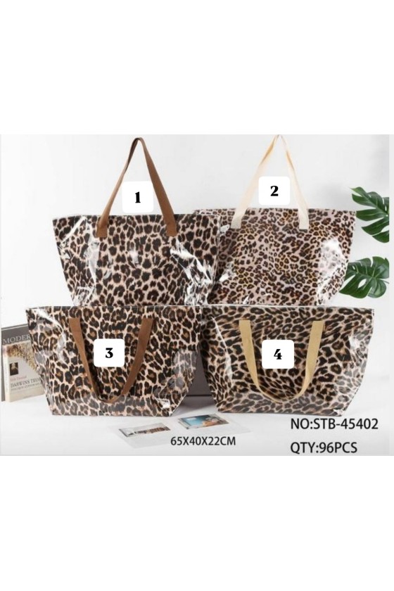 Capazzo de playa animal print