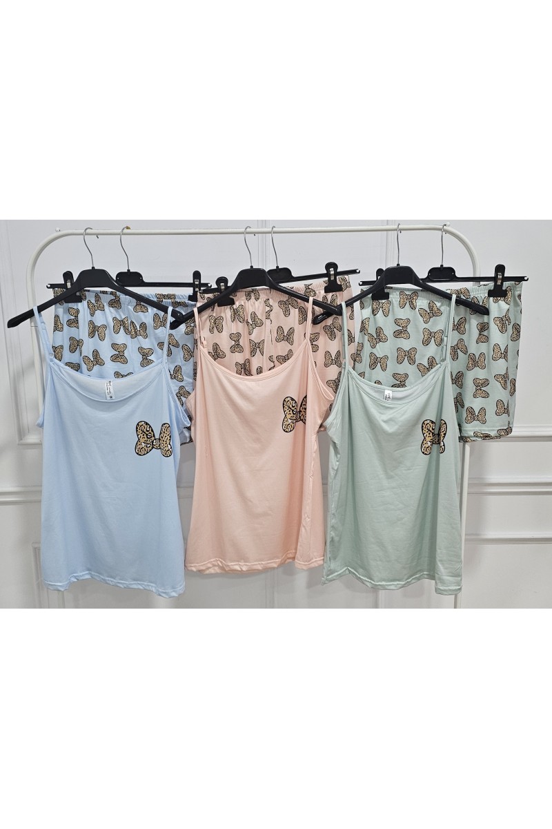 Pijama lazo minnie animal print