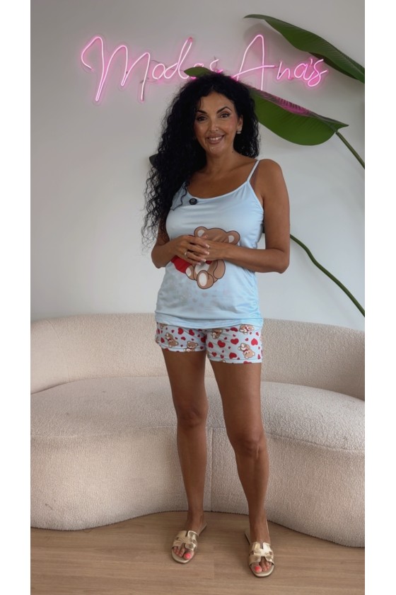 Pijama teddy cuore