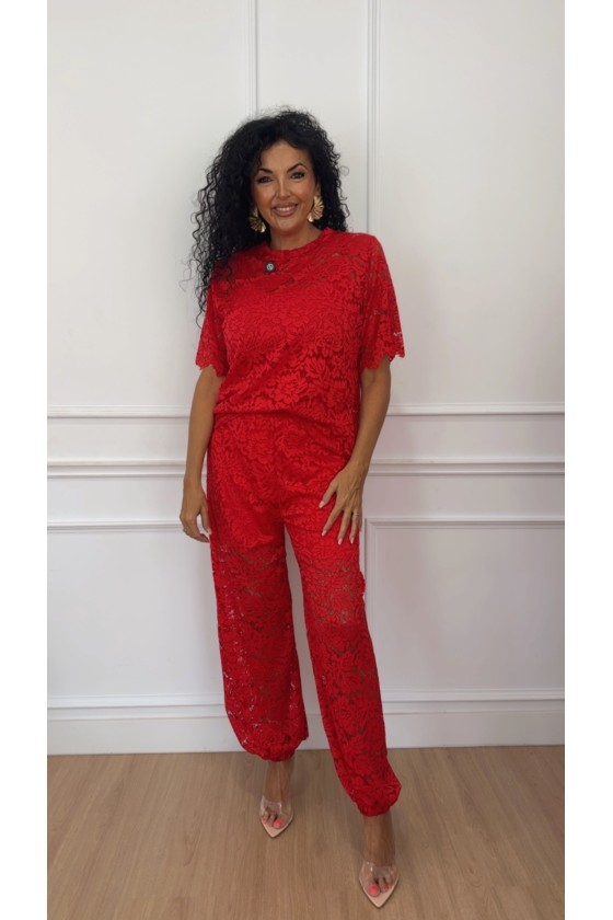 Conjunto encaje jogger