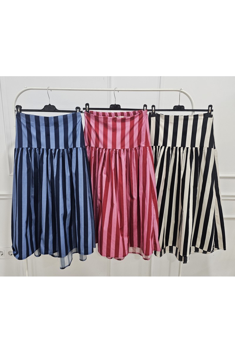 Falda rayas