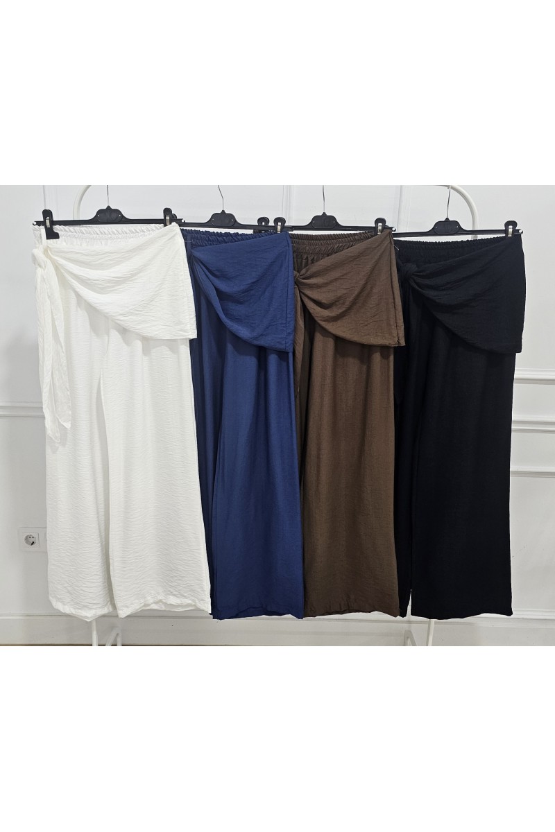 Pantalón lino pañuelo