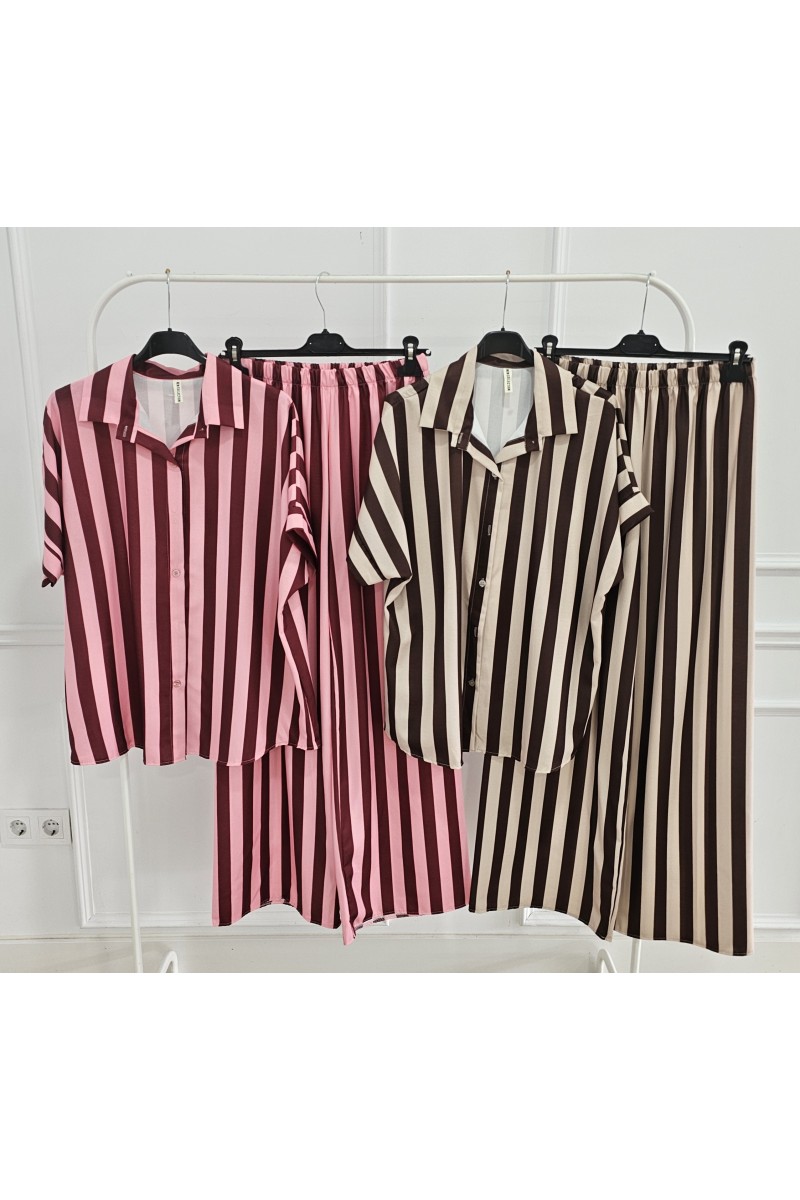 Conjunto rayas Catalina