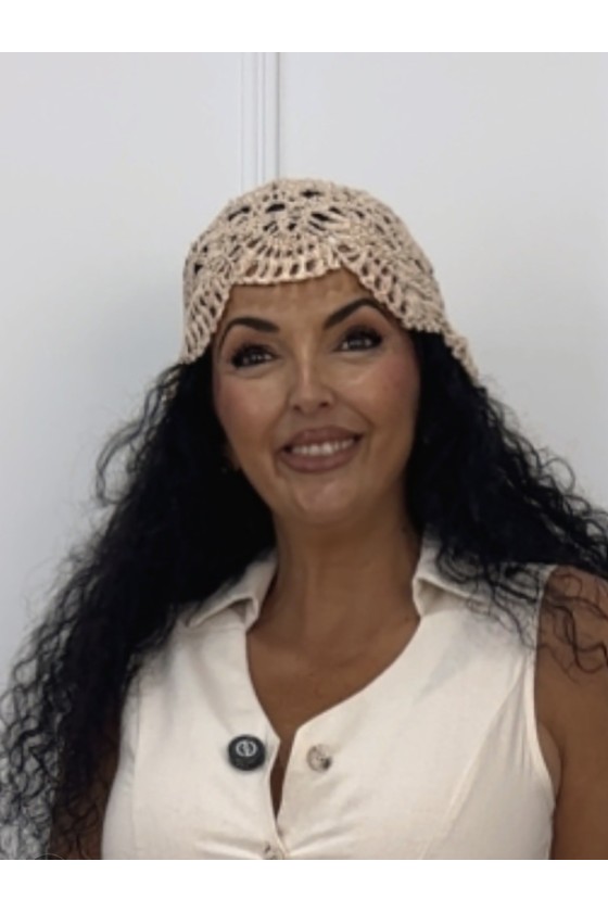 Gorro hilo guipur