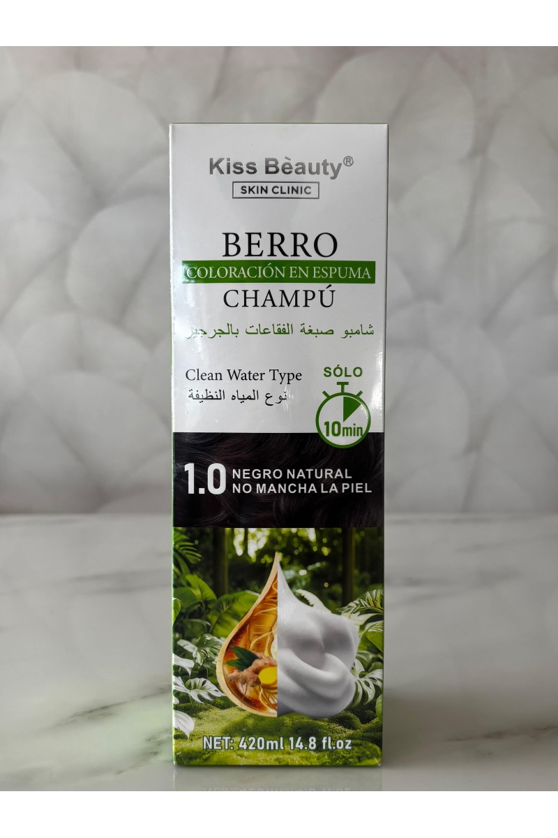 Champú tinte negro nueva formula