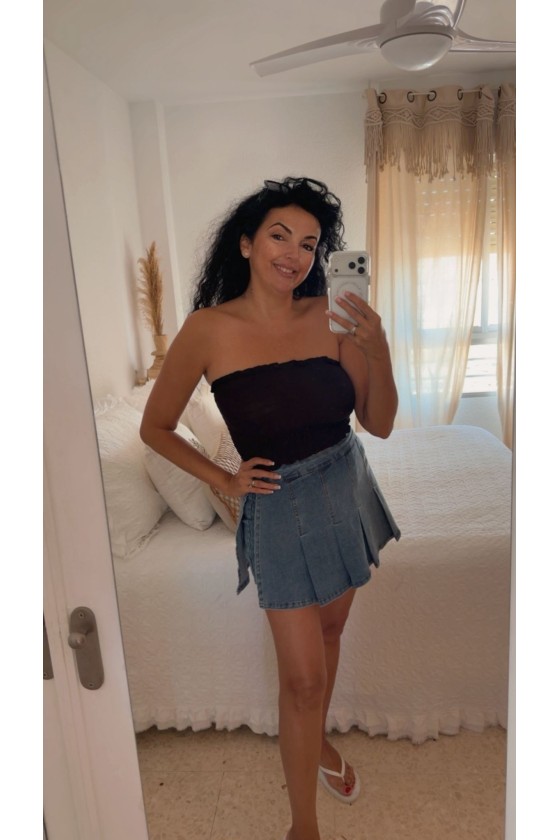 Falda pantalón vaquero Mirella