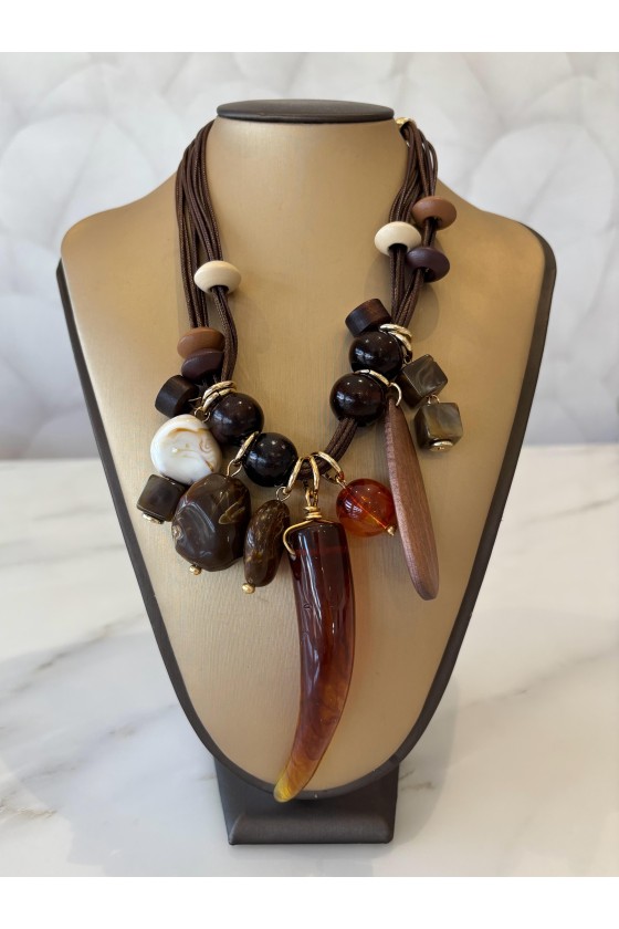 Collar Abalorios carey