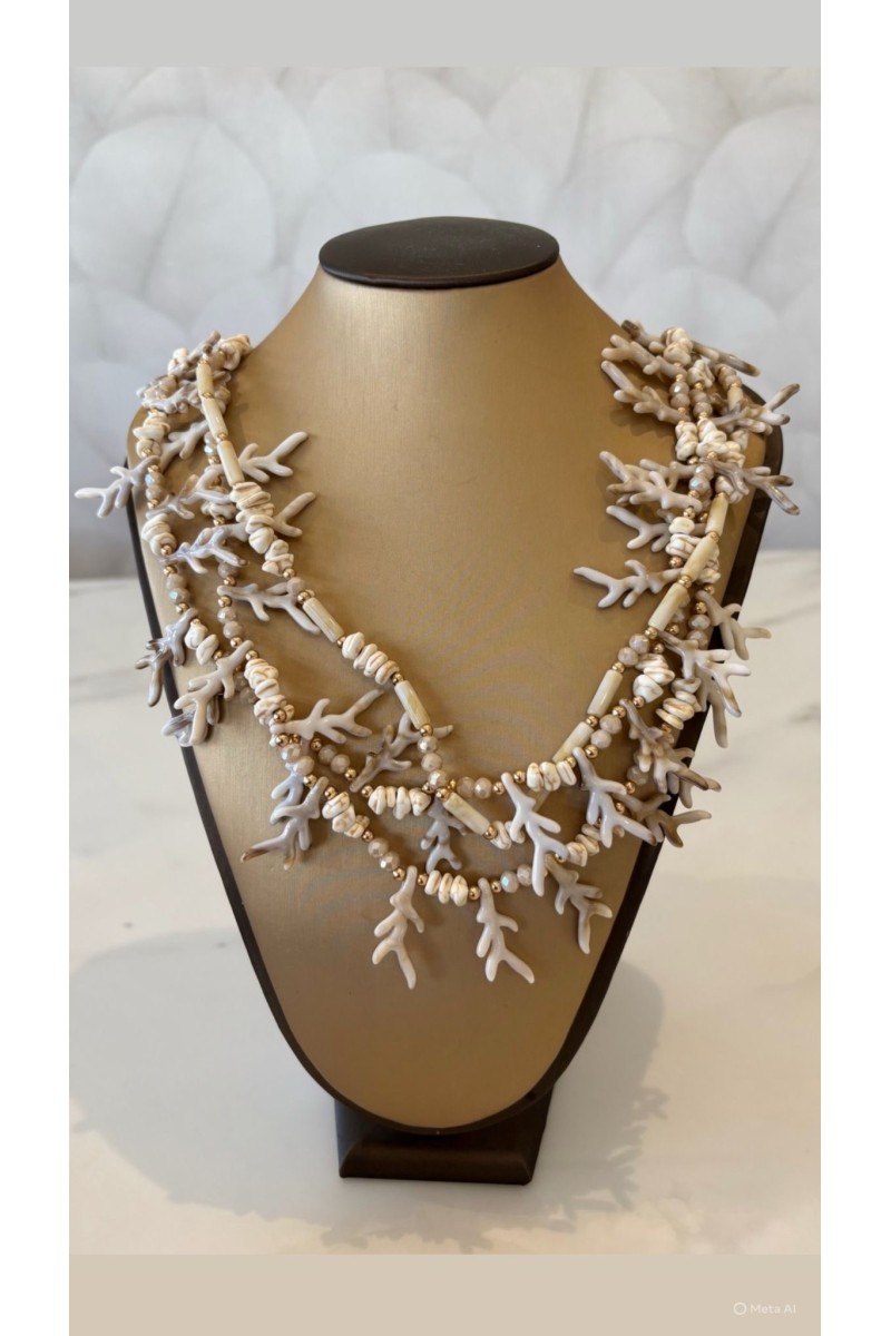 Collar Coral beig