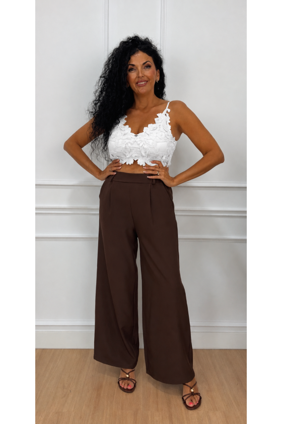Top braillete guipur